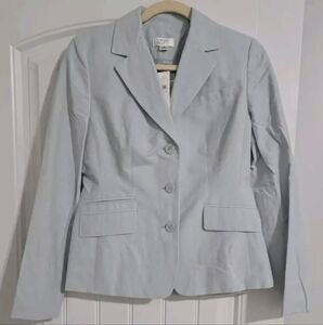 Ann Taylor Loft Blue 3 Button Blazer Sz 2 NWT